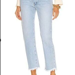 Classic Light Blue Straight Leg Jeans